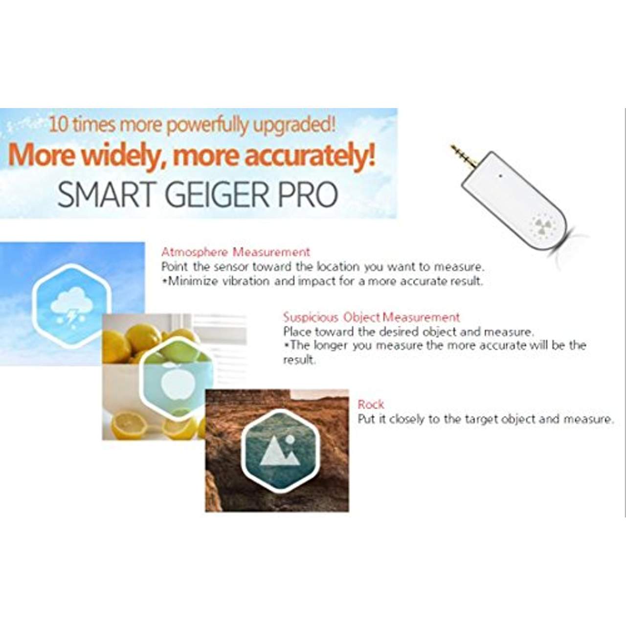 Smart Geiger Pro SGP-001 Strahlenmessgerät