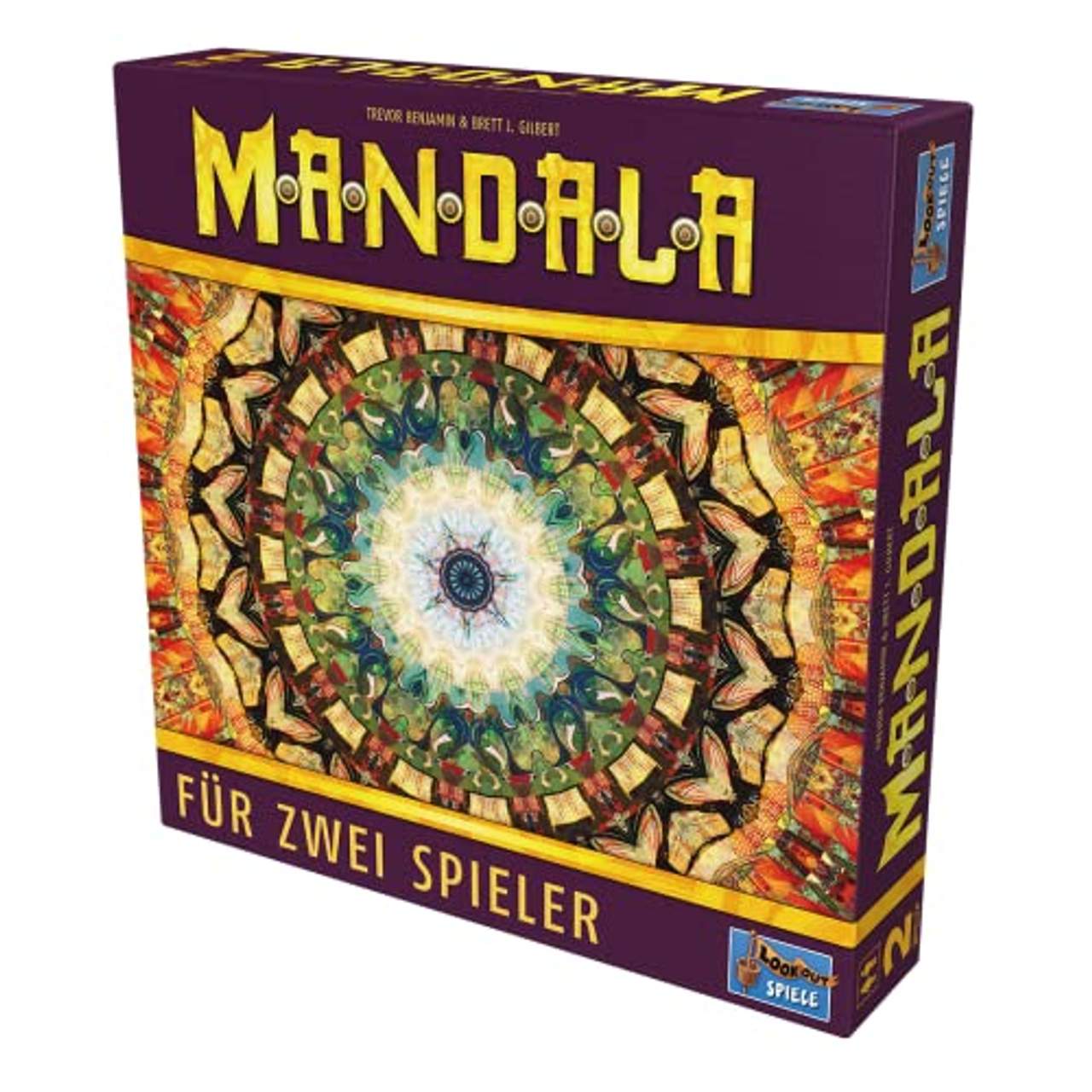 Lookout Games 22160112 Mandala-Das Bunte 2-Personen-Spiel ab 10 Jahren
