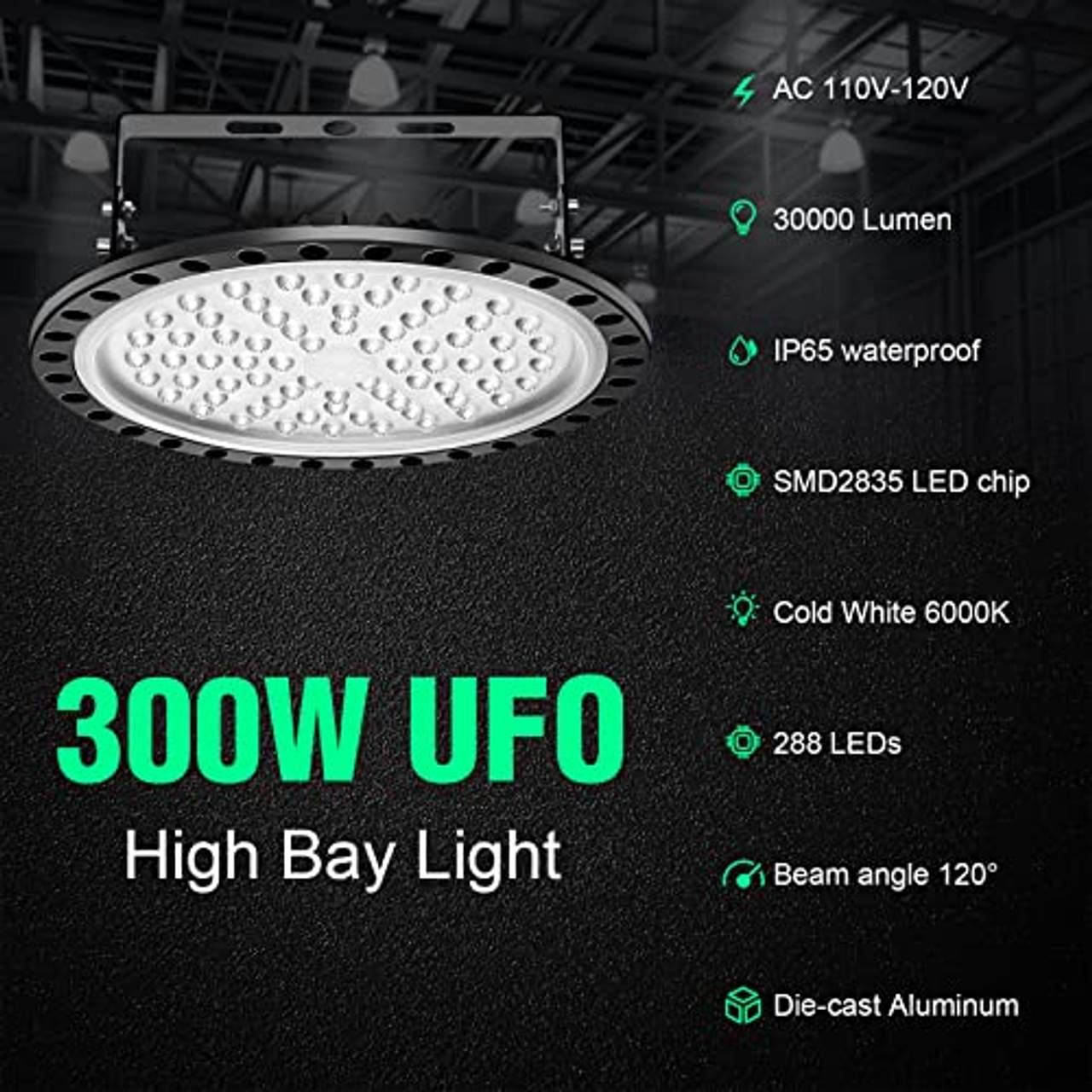 Viugreum 10 Stück UFO LED