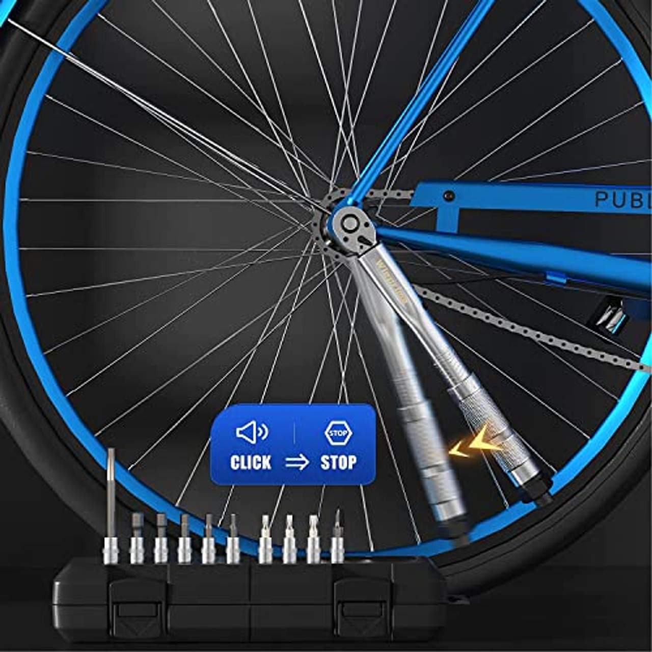 ebasic Drehmomentschlüssel Fahrrad Reparatur Tool Drehmoment Schlüssel