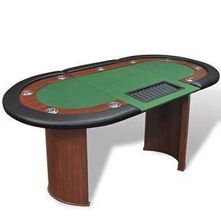 vidaXL Pokertisch Pokerauflage 8-Spieler 4-fach Faltbar Poker Tisch Auflage 