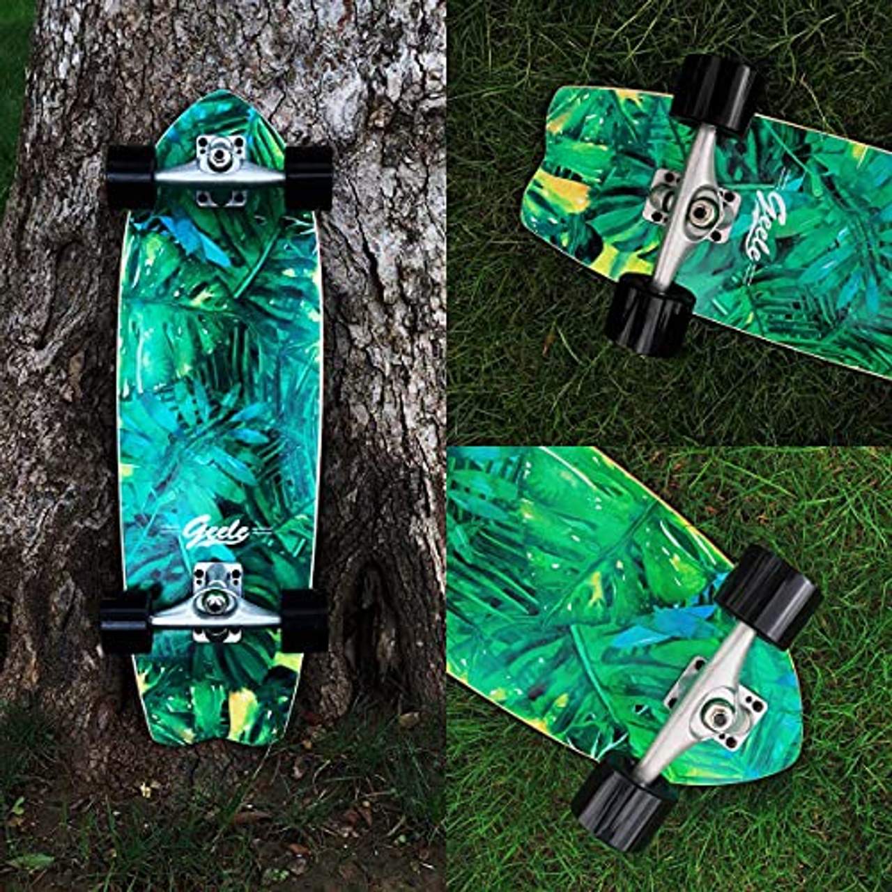 Pumpping Skateboard Surfskate Carving Komplettboard Ahornholz 78×24cm
