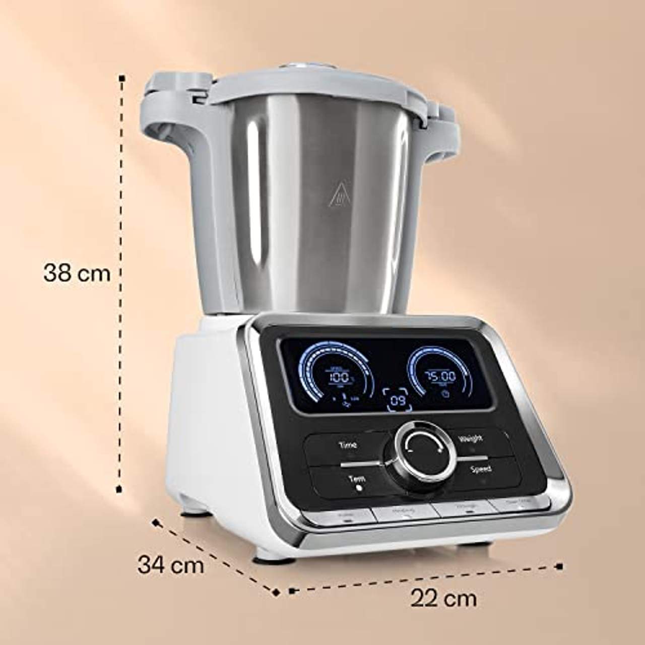 Klarstein GrandPrix Multifunktions-Küchenmaschine Rührmaschine