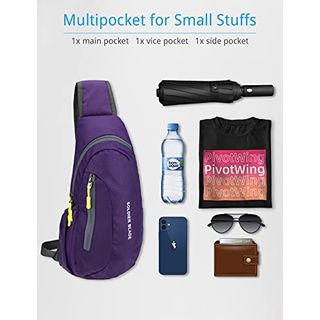Molle Shoulder Pack Daypack Sling Brusttasche für Herren Damen 