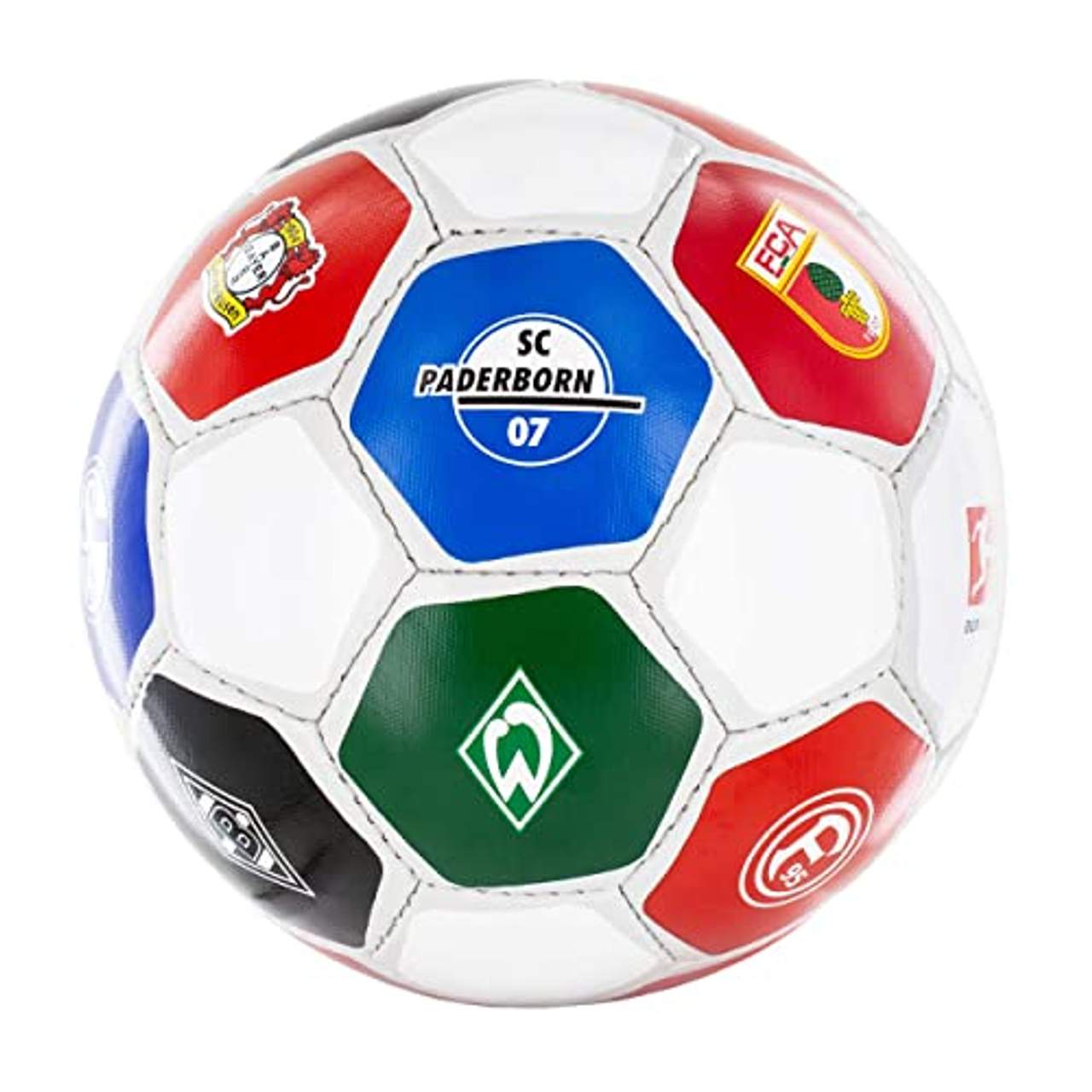 Derbystar Bundesliga Clublogo Pro Fußball weiß