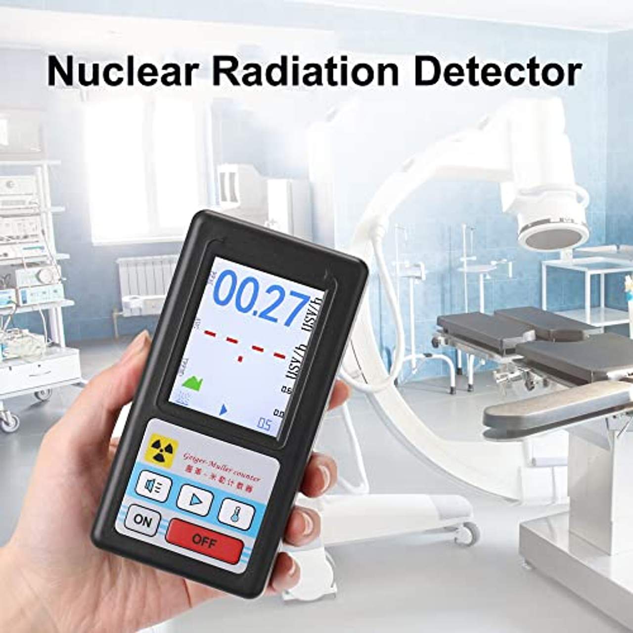 Geigerzähler Radioaktivität Nuklearer Strahlung Detektor