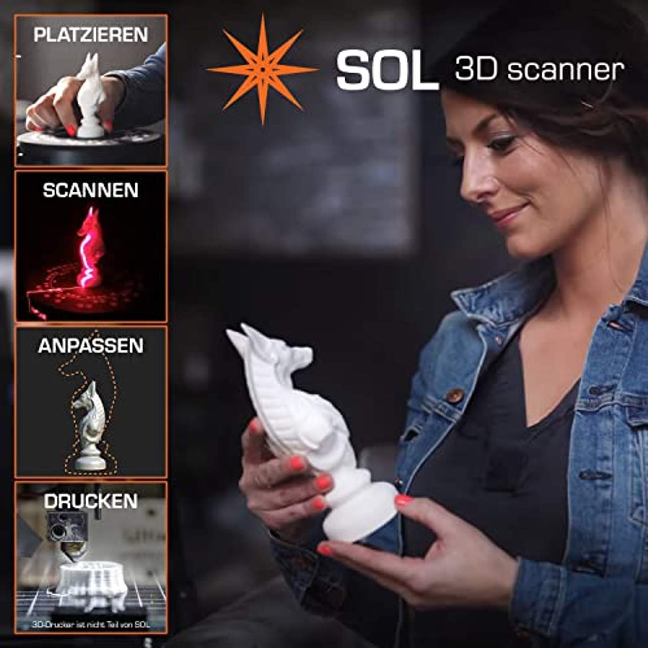 SCANDIMENSION SOL 3D-Scanner Desktop-Laser-3D-Scanner