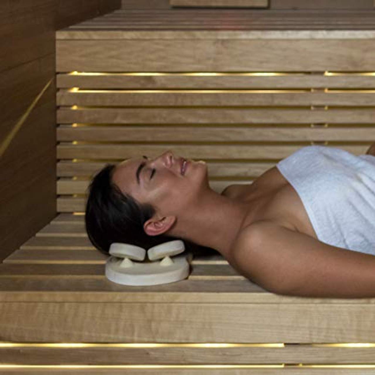 Well Solutions Sauna Kissen Kopfstütze ergonomisch perfekt