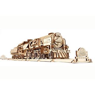 UGEARS 3D Puzzle Express Dampflokomotive Holzpuzzle Modellbau