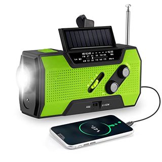 FORNORM Kurbelradio mit Handyladefunktion Solar