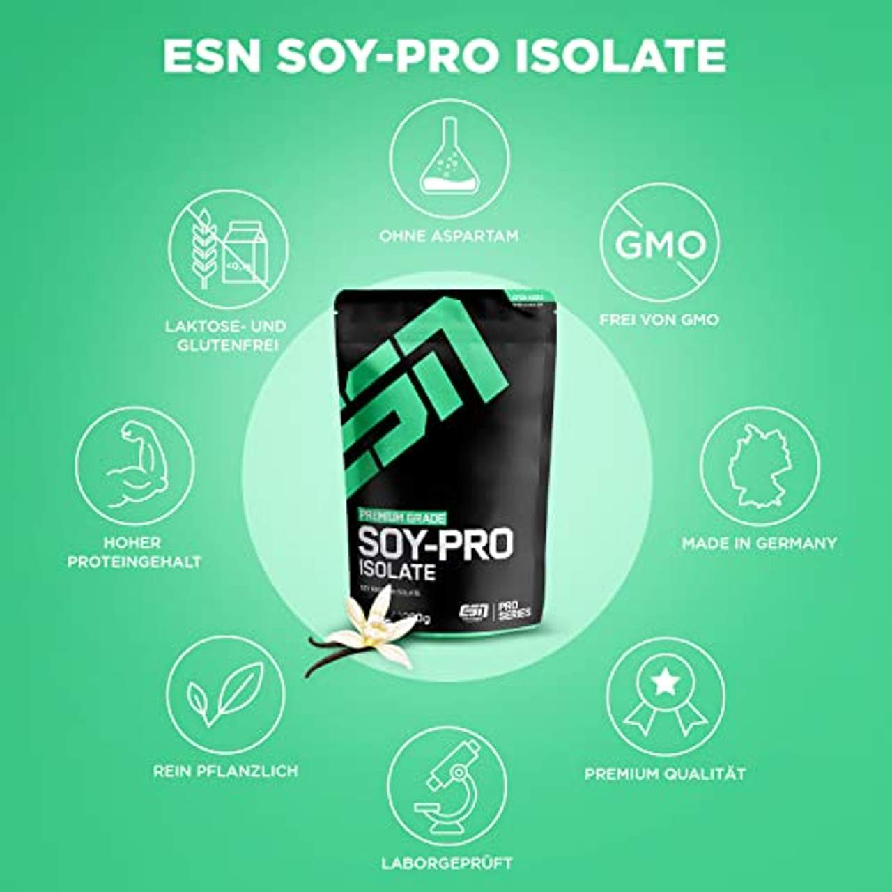 ESN Soy-Pro Isolate 1000g Vanilla