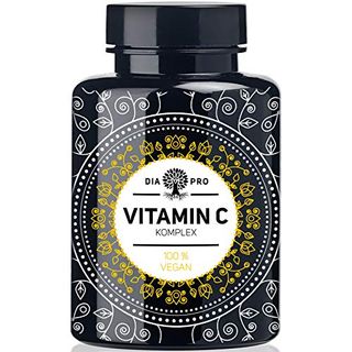 DiaPro Natürliches Vitamin C Komplex 420 mg Tagesdosis 240 Kapseln hochdosiert