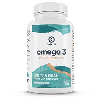 Omega 3 Vegan Algenöl Kapseln hochdosiert