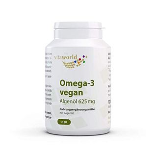 Vita World Omega 3 vegan Algenöl 625mg 120 Kapseln Deutsche Apotheker-Herstellung