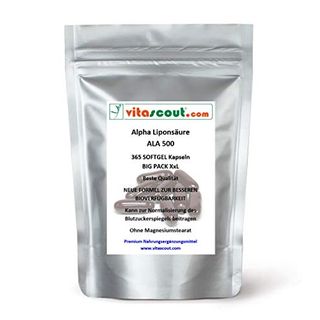 Alpha Liponsäure ALA 365 SOFTGEL-Kapseln á 250mg Antioxidantien