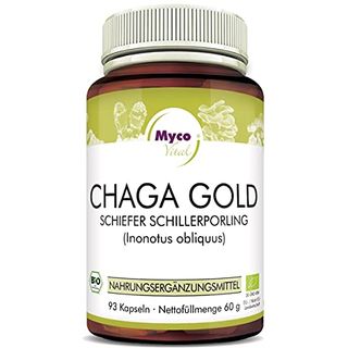 MycoVital Chaga Gold Pilzpulver-Kapseln