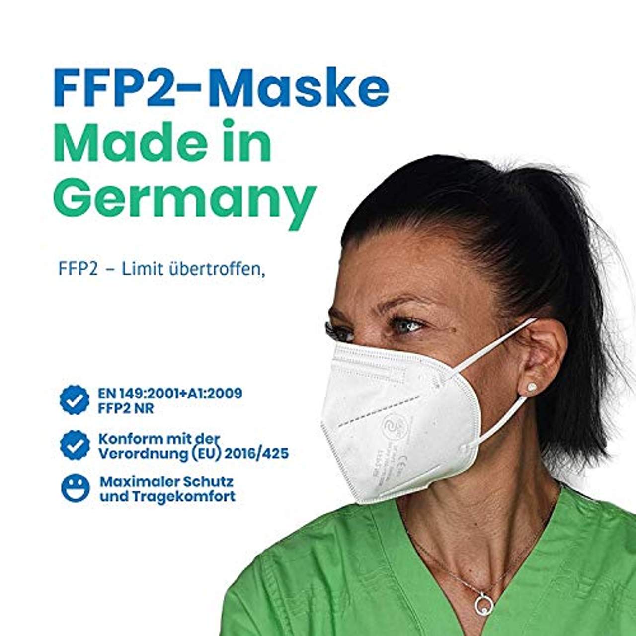 Sentias FFP2 Atemschutzmaske 50 Stück Made in Germany