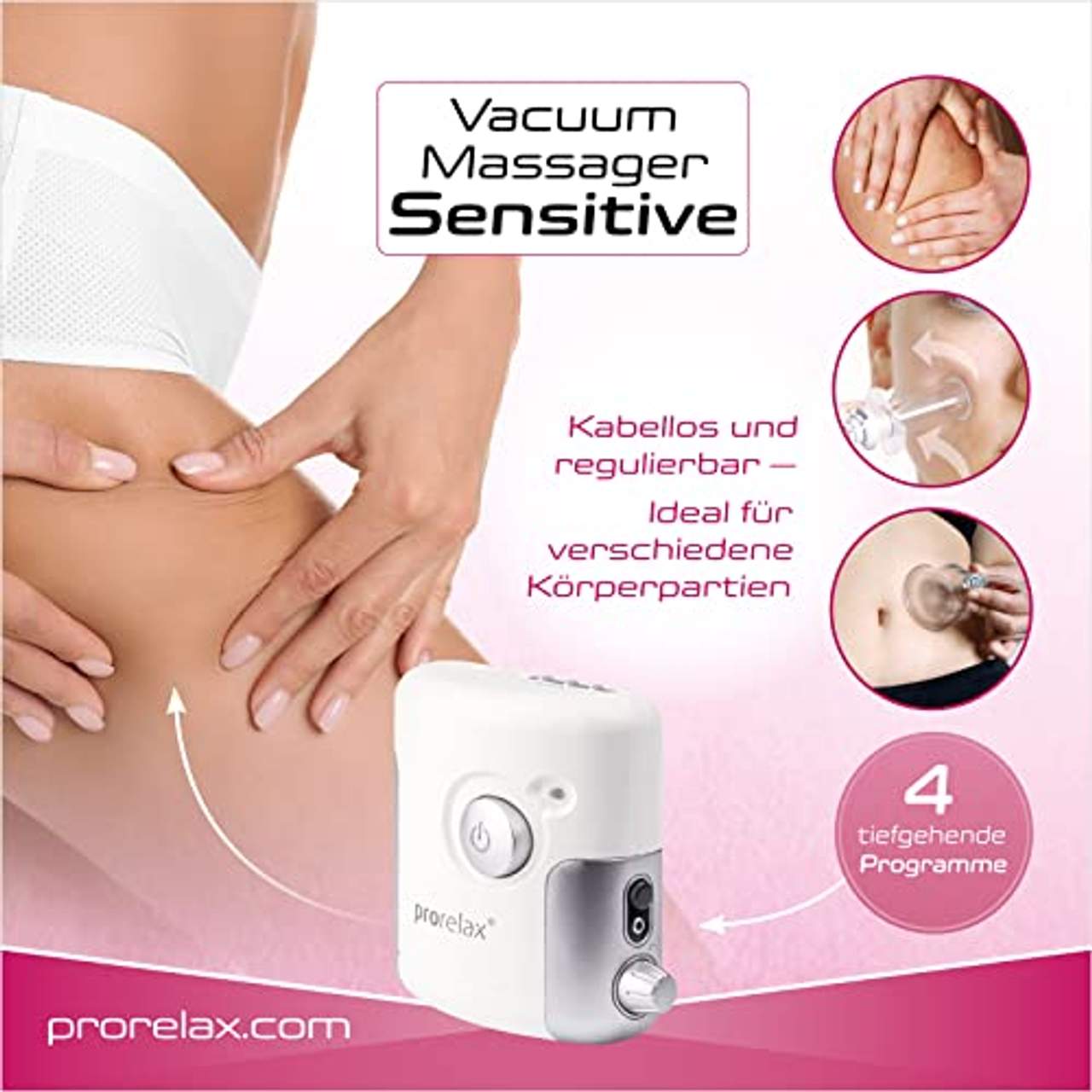 prorelax Sensitive Vakuum-Massagegerät 