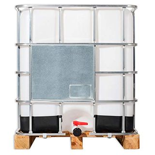 plasteo 1000 Liter IBC- Behälter Wassertank Container Gespült Regentonne