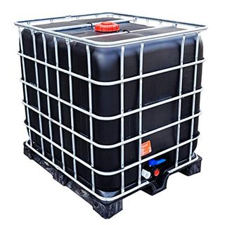 KLAREWO IBC Container Wassertank Stahlmantel GFK Kunststoffpalette