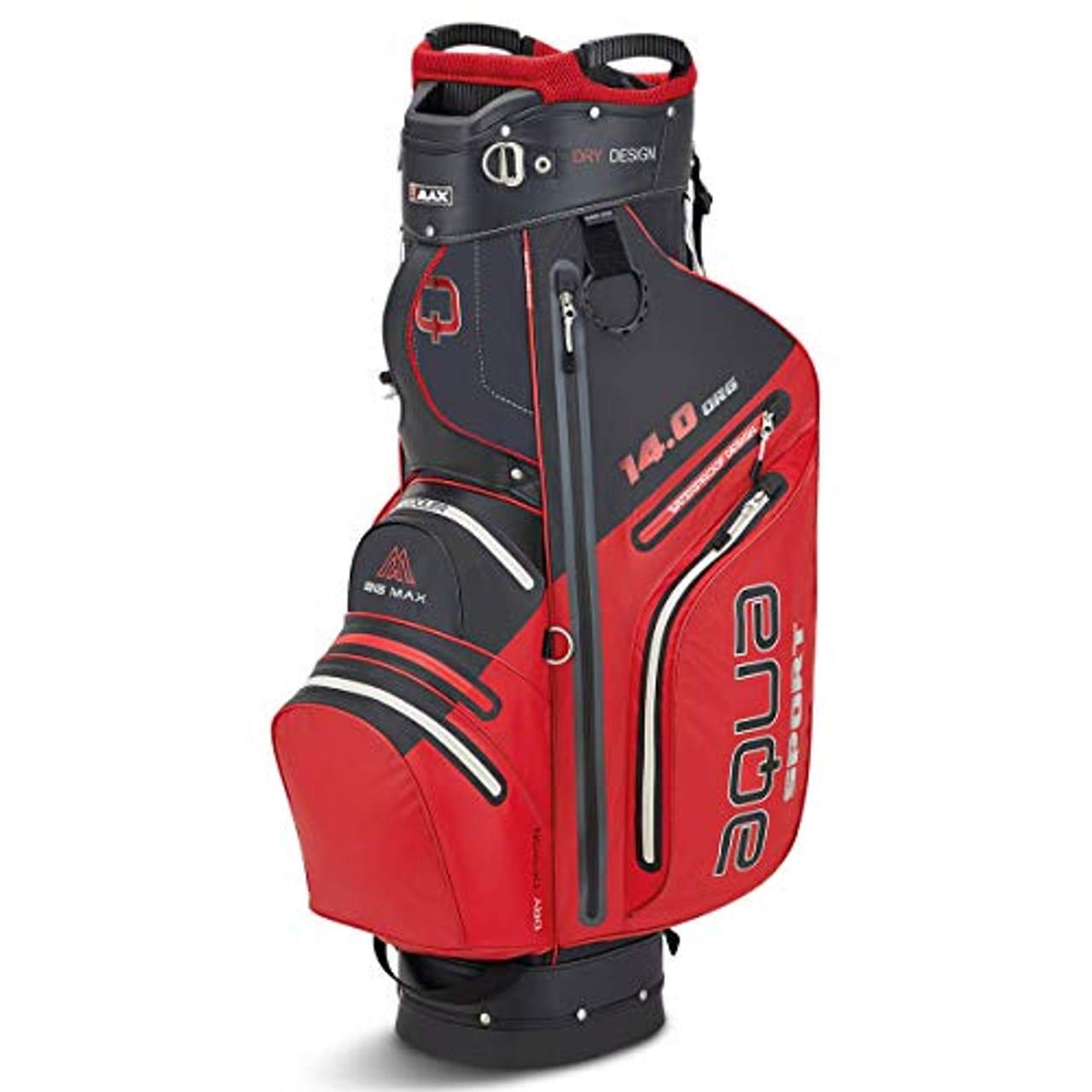Big Max Golf Cartbag Aqua Sport 3 Black-red