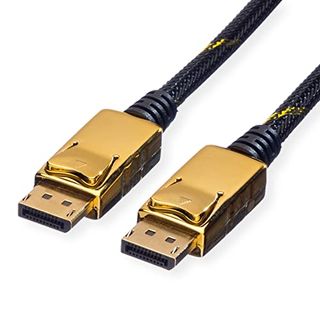 ROLINE Gold Displayport Kabel I DP Monitorkabel 1m