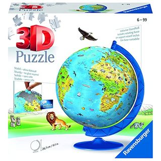 Ravensburger Globus für Kinder 180 Teile 3D-Puzzle