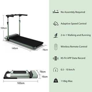 WalkingPad Laufband Klappbar 0,5-10KM/H 1,25PS  