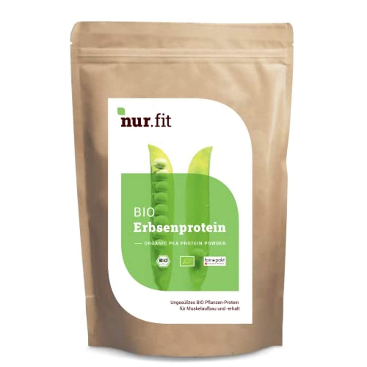 nur.fit by Nurafit BIO Erbsenprotein-Pulver 1kg