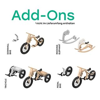 2in1Kinder Dreirad Kinderlaufrad Lernlaufrad Lauflernhilfe Laufrad Balance Bike 