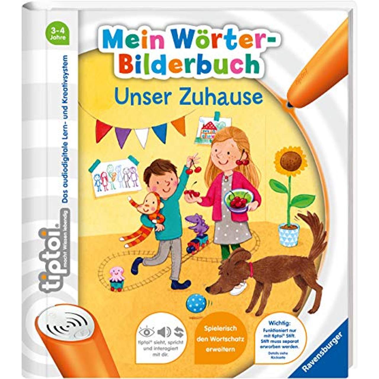 Ravensburger tiptoi 00806 Starter-Set „Stift und Wörter-Bilderbuch“  