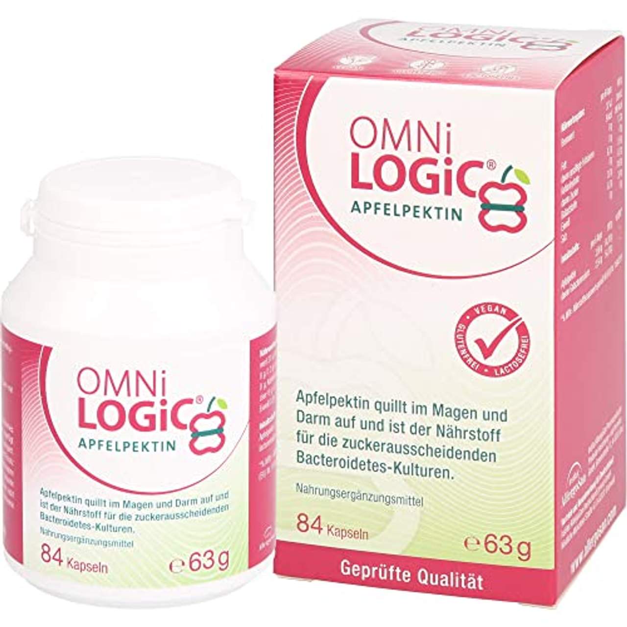 OMNi-LOGiC Apfelpektin Kapseln 84 St
