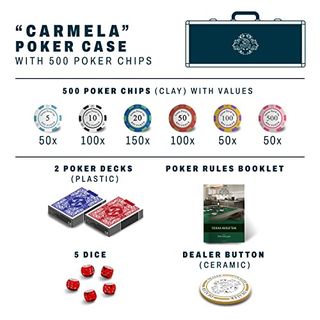 Bullets Playing Cards Großer Pokerkoffer Deluxe Pokerset