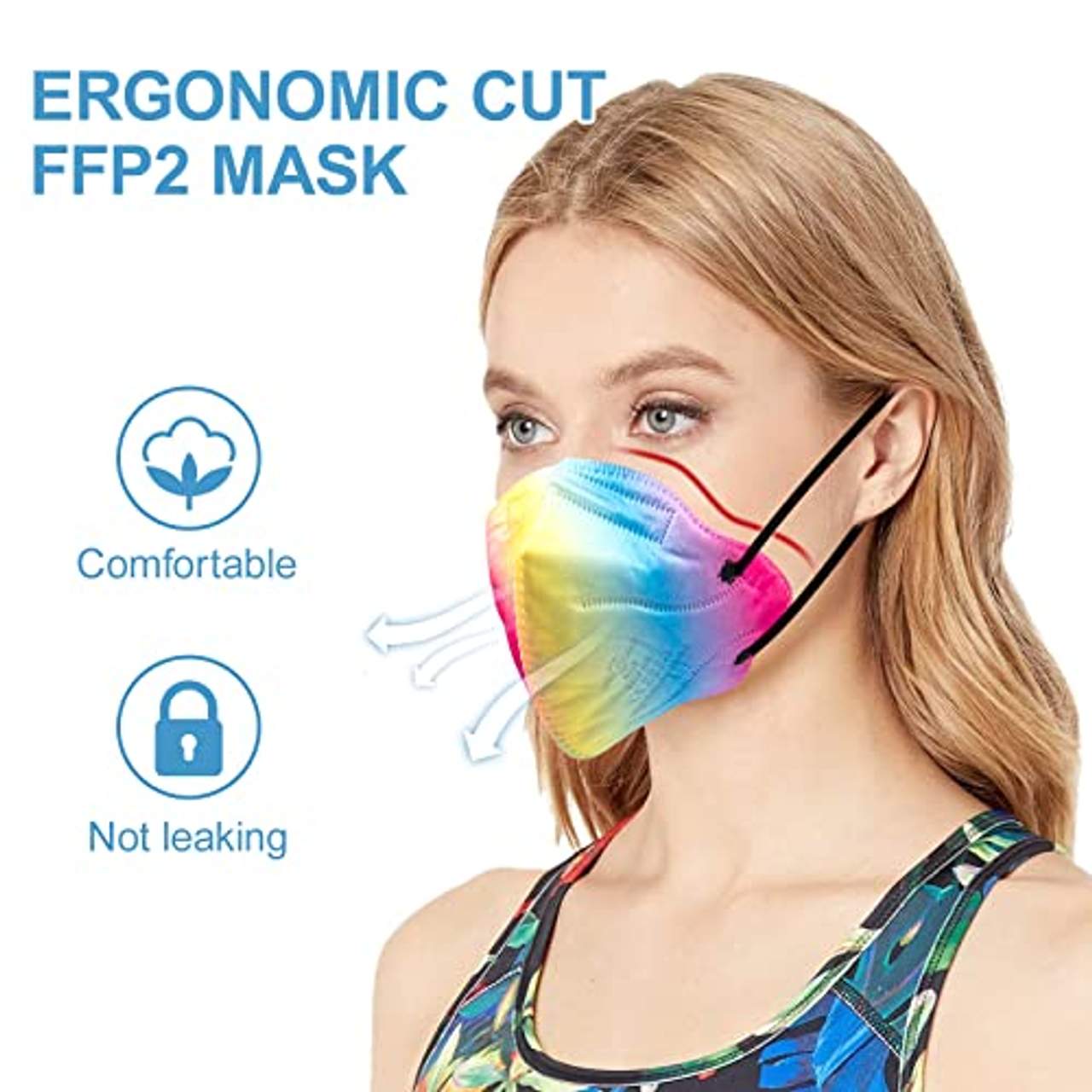 Acewin FFP2 Masken Bunt
