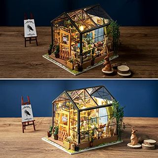 ROBOTIME Puppenhaus DIY Haus Holz