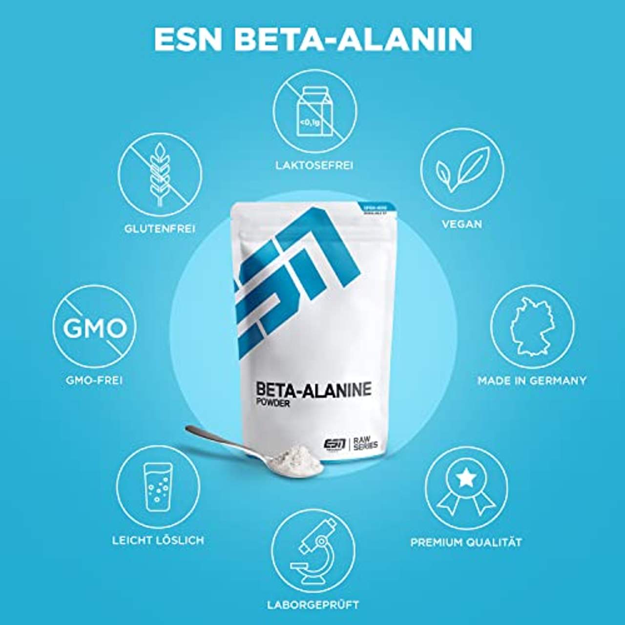 ESN Beta-Alanin 500 g 166 Portionen
