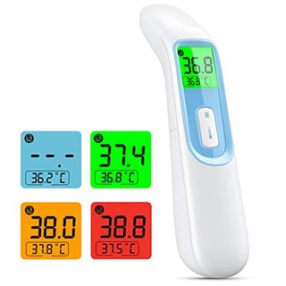 Fieberthermometer IDOIT Digitales Infrarot Thermometer 4 in 1 Multifunktion