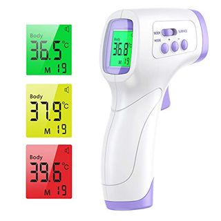 IR Infrarot Digital Thermometer Berührungslos Baby Adult Body Stirnfieber CONTEC 