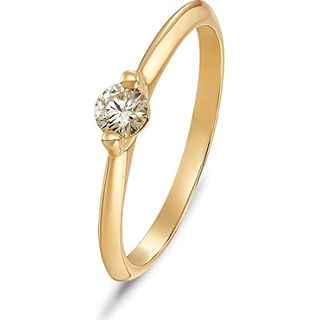 CHRIST Diamonds Damen-Damenring 1 Diamant 54 Gold
