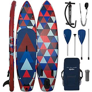 ALPIDEX Stand Up Paddle Set SUP 305 x 76 x 15 cm
