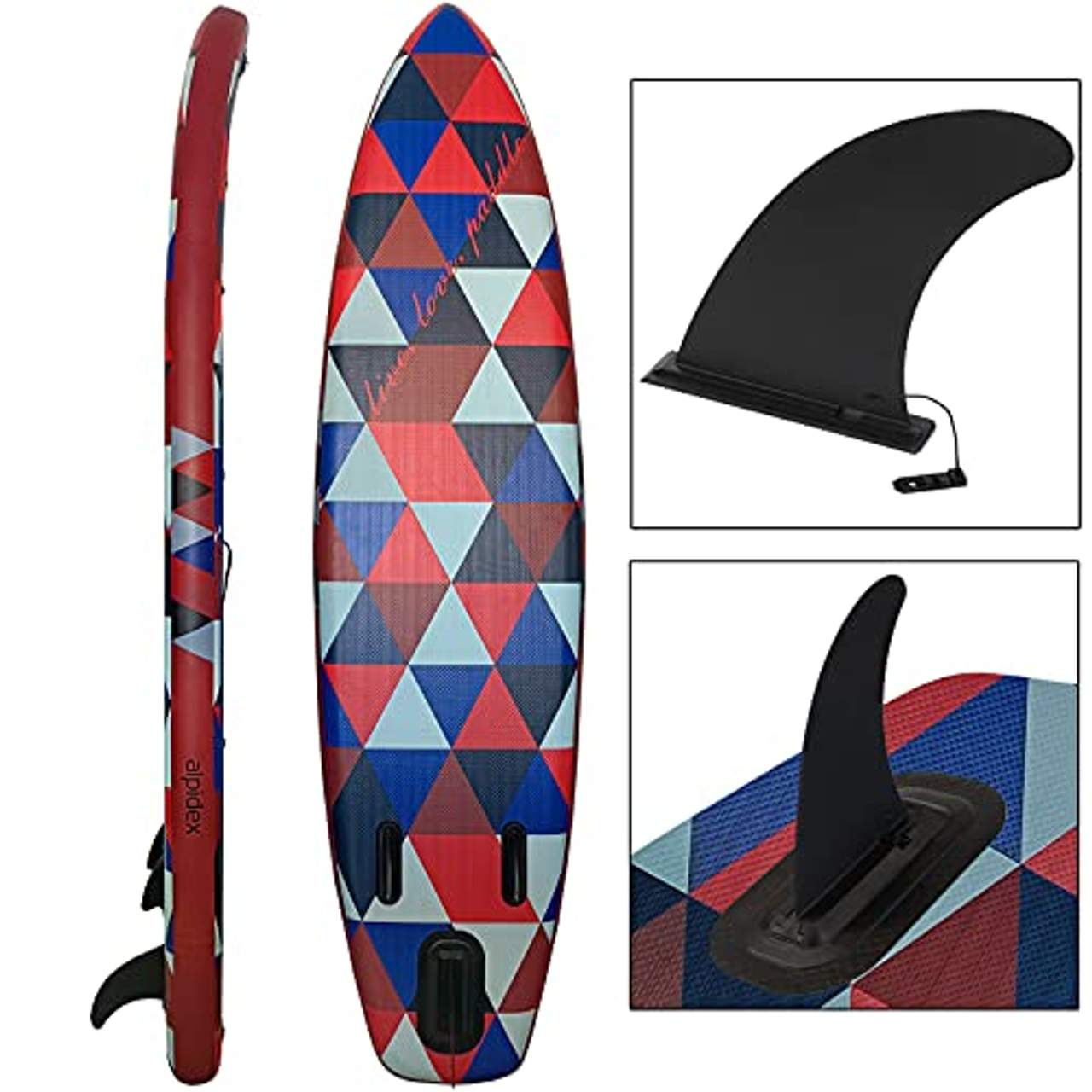 ALPIDEX Stand Up Paddle Set SUP 305 x 76 x 15 cm 