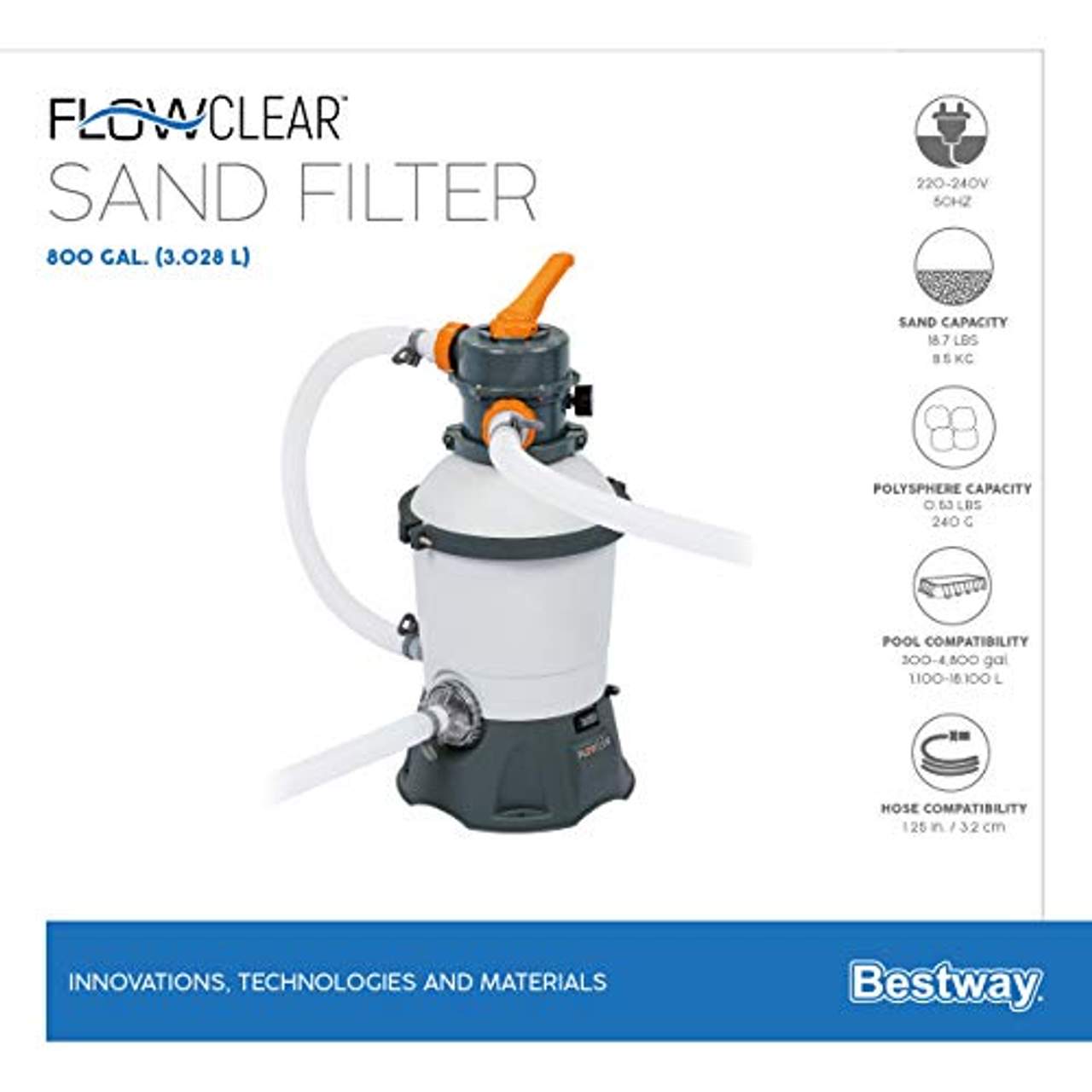 Bestway Flowclear Sandfilteranlage 3.028 l