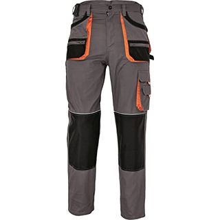 EMERTON Latzhose schwarz/orange Arbeitslatzhose Arbeitskleidung