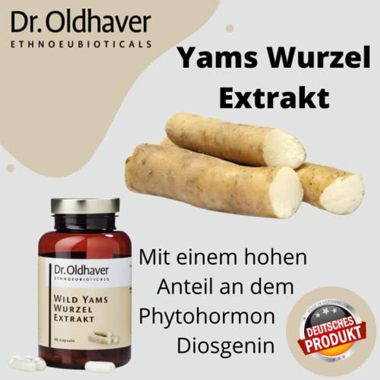 Dr Oldhaver Wild Yams Wurzel Extrakt