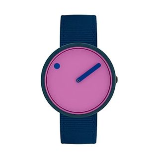Picto Unisex-Uhren Analog Quarz One Size Blau
