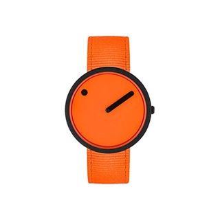 Picto Unisex-Uhren Analog Quarz One Size Orange