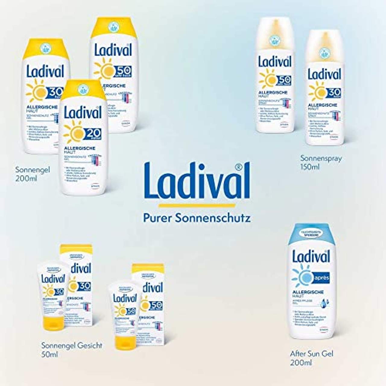 Ladival allergische Haut Gel Lsf 50+ 200 ml
