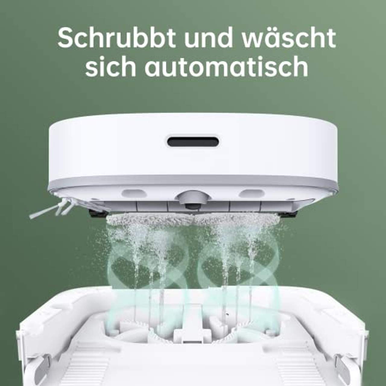 Dreame W10 Saugroboter mit Wischfunktion Staubsauger Roboter Automatischer Wasch