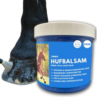EMMA Hufbalsam für Pferde I Hufpflege für gesunde Hufe I Huffett Pferde trockene
