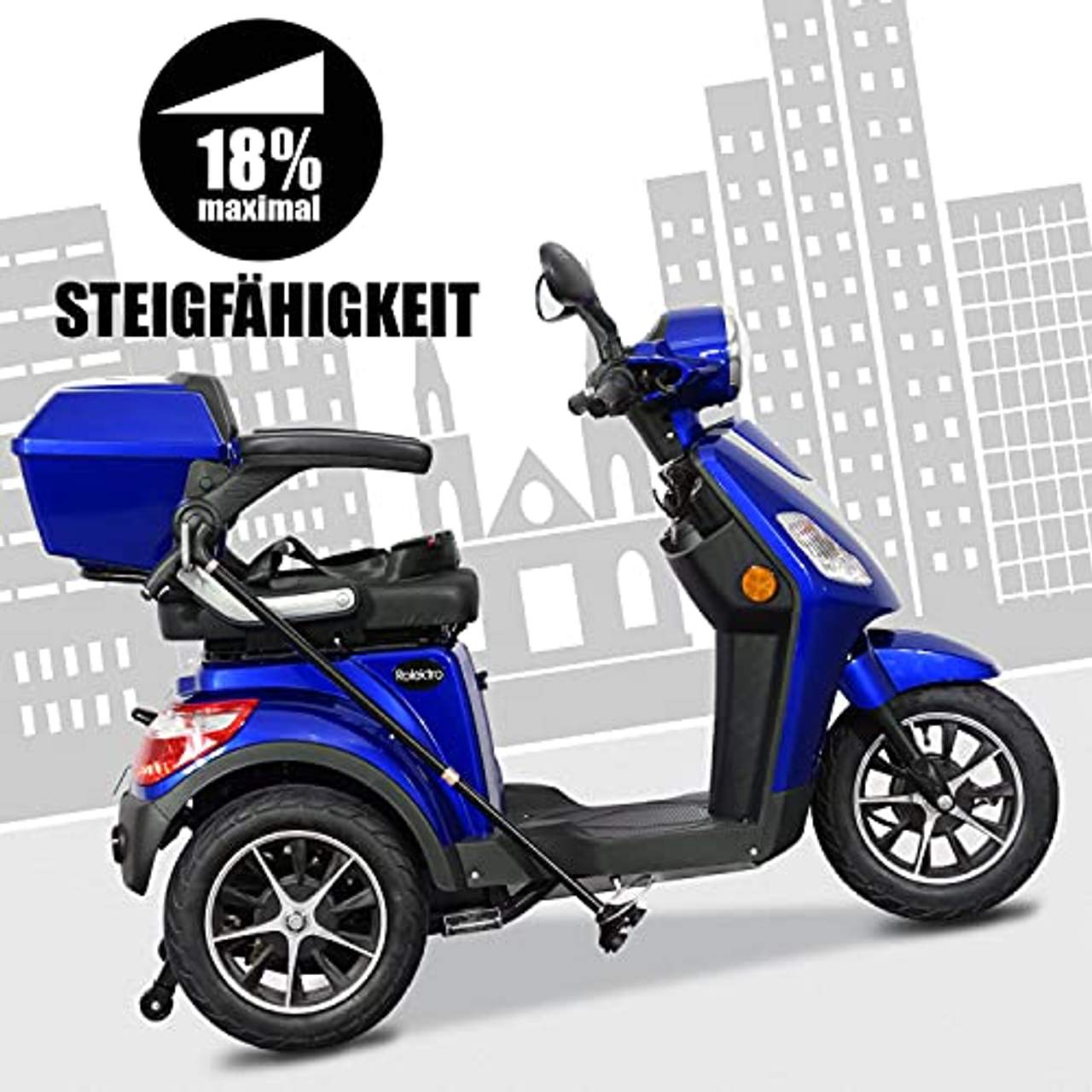 Rolektro E-Trike 25 V.2 Dreirad Blau